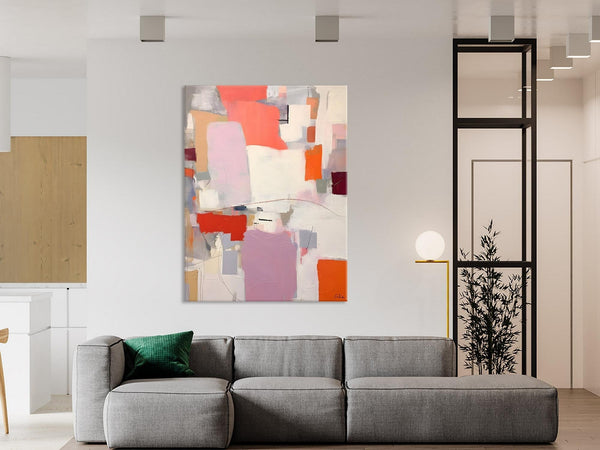 Contemporary Acrylic Painting on Canvas, Large Wall Art Painting for Bedroom, Original Canvas Art, Oversized Modern Abstract Wall Paintings-Paintingforhome