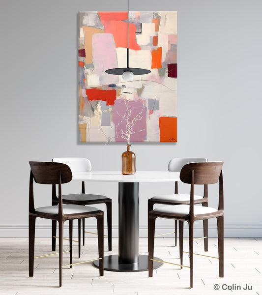Contemporary Acrylic Painting on Canvas, Large Wall Art Painting for Bedroom, Original Canvas Art, Oversized Modern Abstract Wall Paintings-Paintingforhome