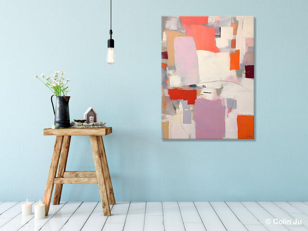 Contemporary Acrylic Painting on Canvas, Large Wall Art Painting for Bedroom, Original Canvas Art, Oversized Modern Abstract Wall Paintings-Paintingforhome