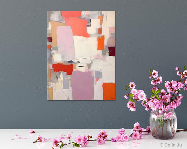 Contemporary Acrylic Painting on Canvas, Large Wall Art Painting for Bedroom, Original Canvas Art, Oversized Modern Abstract Wall Paintings-Paintingforhome