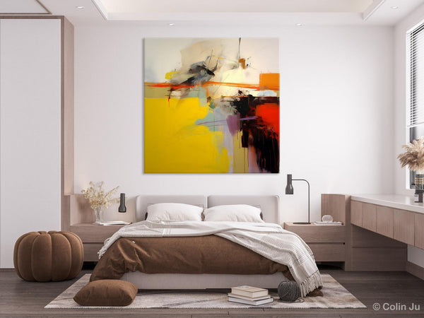 Modern Canvas Art Paintings, Contemporary Canvas Art, Original Modern Wall Art, Modern Acrylic Artwork, Large Abstract Paintings for Bedroom-Paintingforhome