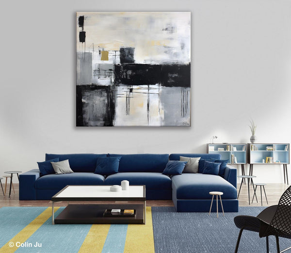 Contemporary Canvas Art for Bedroom, Modern Acrylic Artwork, Original Modern Paintings, Heavy Texture Canvas Art, Large Abstract Paintings-Paintingforhome