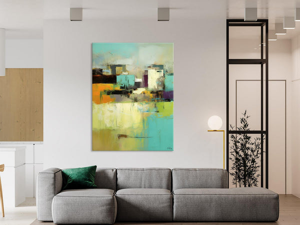 Contemporary Wall Art Paintings, Abstract Wall Paintings, Extra Large Paintings for Dining Room, Hand Painted Canvas Art, Original Artowrk-Paintingforhome