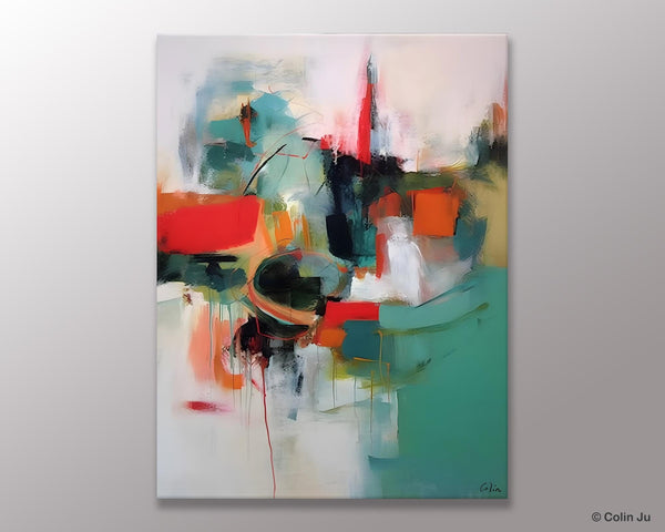 Abstract Wall Paintings, Extra Large Paintings for Dining Room, Hand Painted Canvas Art, Original Artowrk, Contemporary Wall Art Paintings