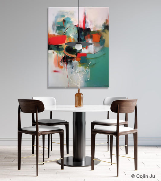 Abstract Wall Paintings, Extra Large Paintings for Dining Room, Hand Painted Canvas Art, Original Artowrk, Contemporary Wall Art Paintings