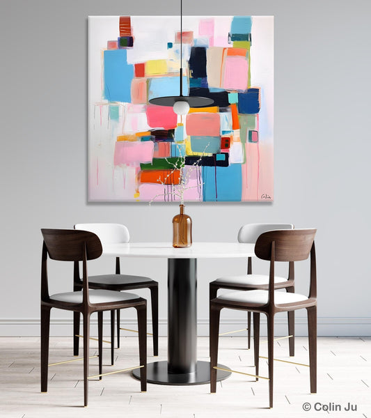 Modern Canvas Paintings, Large Abstract Art for Bedroom, Original Abstract Wall Art, Simple Modern Acrylic Artwork, Contemporary Canvas Art-Paintingforhome