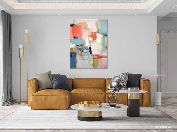 Large Wall Art Painting for Bedroom, Original Canvas Art, Contemporary Acrylic Painting on Canvas, Oversized Modern Abstract Wall Paintings-Paintingforhome