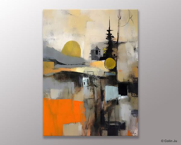 Original Canvas Art, Contemporary Acrylic Painting on Canvas, Large Wall Art Painting for Bedroom, Oversized Modern Abstract Wall Paintings