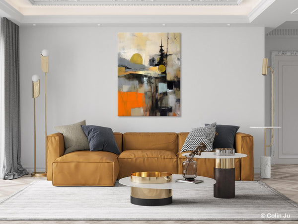 Original Canvas Art, Contemporary Acrylic Painting on Canvas, Large Wall Art Painting for Bedroom, Oversized Modern Abstract Wall Paintings