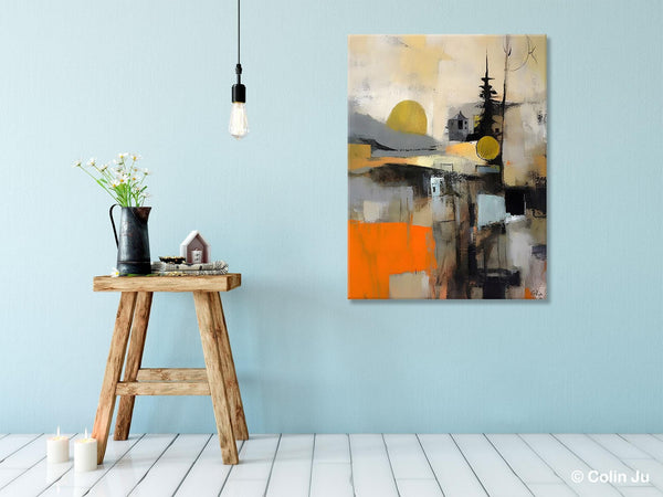Original Canvas Art, Contemporary Acrylic Painting on Canvas, Large Wall Art Painting for Bedroom, Oversized Modern Abstract Wall Paintings