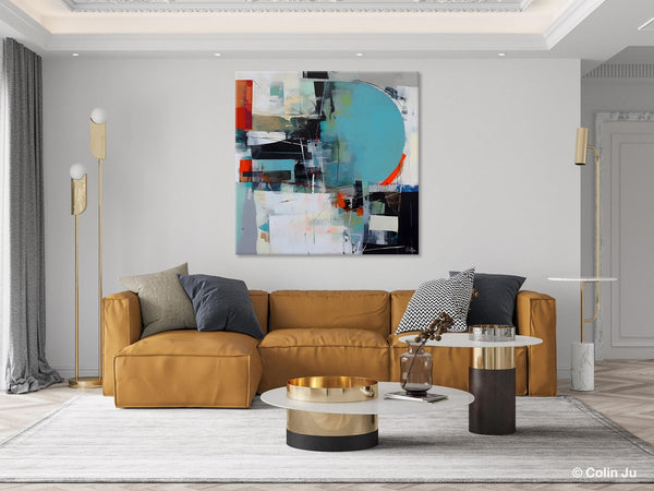 Modern Acrylic Artwork, Original Modern Paintings, Contemporary Canvas Art for Bedroom, Heavy Texture Canvas Art, Large Abstract Paintings-Paintingforhome