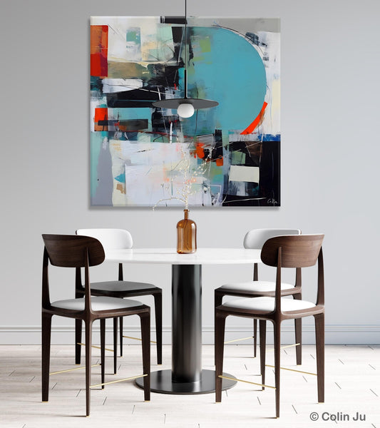 Modern Acrylic Artwork, Original Modern Paintings, Contemporary Canvas Art for Bedroom, Heavy Texture Canvas Art, Large Abstract Paintings-Paintingforhome