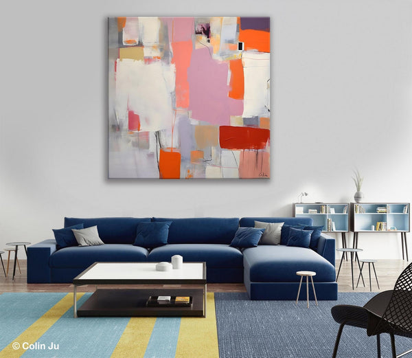 Modern Acrylic Paintings, Original Modern Paintings, Contemporary Canvas Art for Living Room, Extra Large Abstract Paintings on Canvas-Paintingforhome