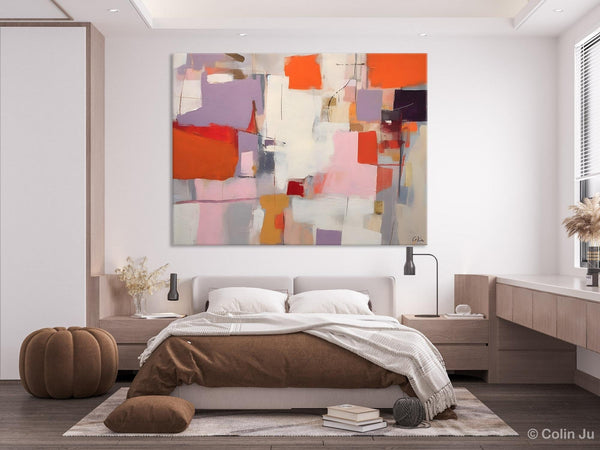 Acrylic Paintings on Canvas, Large Original Abstract Art, Contemporary Acrylic Painting on Canvas, Oversized Modern Abstract Wall Paintings-Paintingforhome