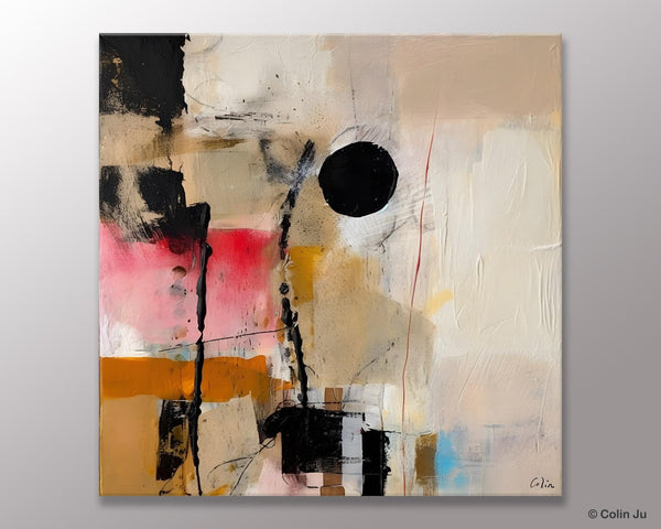 Modern Canvas Art Paintings, Abstract Wall Art for Bedroom, Original Modern Acrylic Artwork, Extra Large Abstract Paintings for Dining Room-Paintingforhome