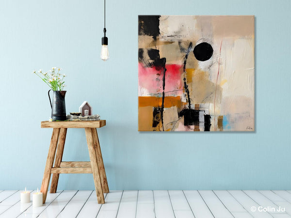 Modern Canvas Art Paintings, Abstract Wall Art for Bedroom, Original Modern Acrylic Artwork, Extra Large Abstract Paintings for Dining Room-Paintingforhome