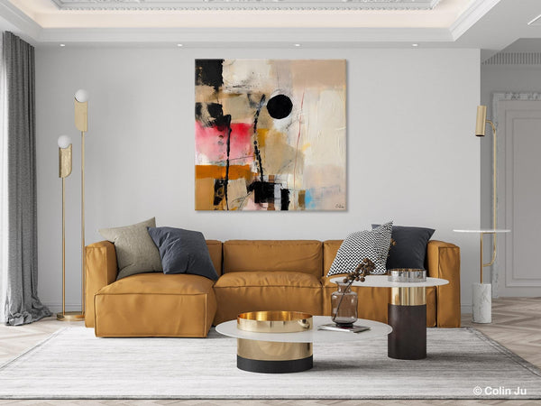 Modern Canvas Art Paintings, Abstract Wall Art for Bedroom, Original Modern Acrylic Artwork, Extra Large Abstract Paintings for Dining Room-Paintingforhome