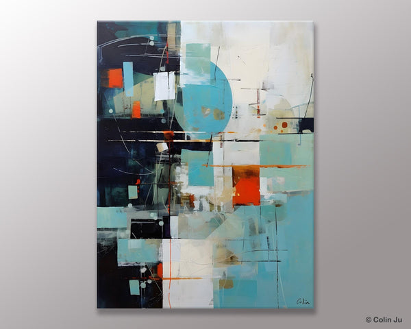 Contemporary Acrylic Painting on Canvas, Large Wall Art Painting for Bedroom, Original Canvas Art, Oversized Modern Abstract Wall Paintings