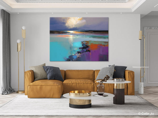 Original Landscape Paintings, Landscape Canvas Paintings for Living Room, Extra Large Modern Wall Art Paintings, Acrylic Painting on Canvas-Paintingforhome