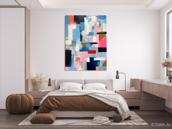 Original Modern Artwork, Contemporary Acrylic Painting on Canvas, Large Wall Art Painting for Bedroom, Oversized Abstract Wall Art Paintings-Paintingforhome