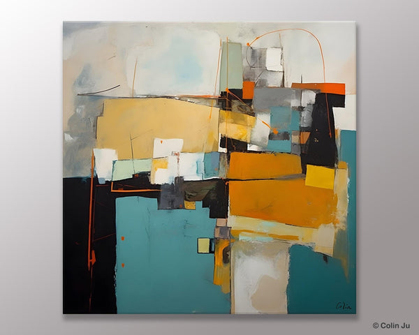 Contemporary Canvas Art for Living Room, Modern Acrylic Paintings, Original Modern Paintings, Extra Large Abstract Paintings on Canvas-Paintingforhome