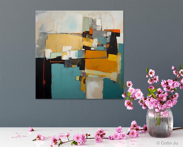 Contemporary Canvas Art for Living Room, Modern Acrylic Paintings, Original Modern Paintings, Extra Large Abstract Paintings on Canvas-Paintingforhome