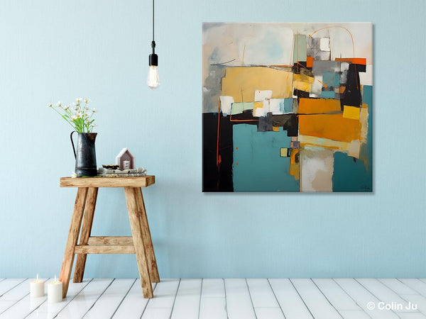 Contemporary Canvas Art for Living Room, Modern Acrylic Paintings, Original Modern Paintings, Extra Large Abstract Paintings on Canvas-Paintingforhome