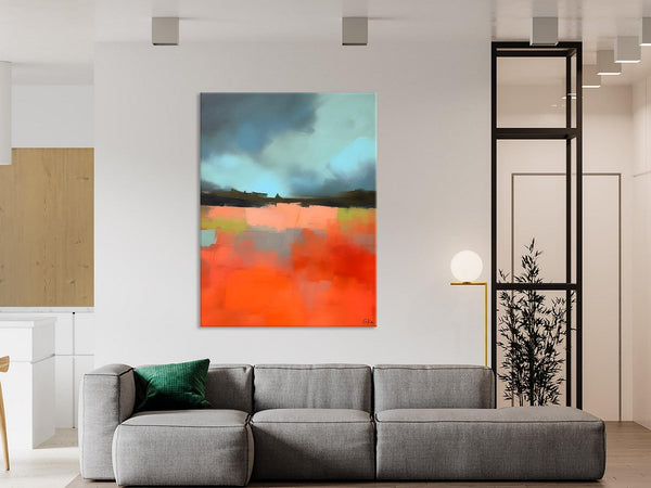 Original Canvas Artwork, Contemporary Acrylic Painting on Canvas, Large Wall Art Painting for Bedroom, Oversized Abstract Wall Art Paintings-Paintingforhome