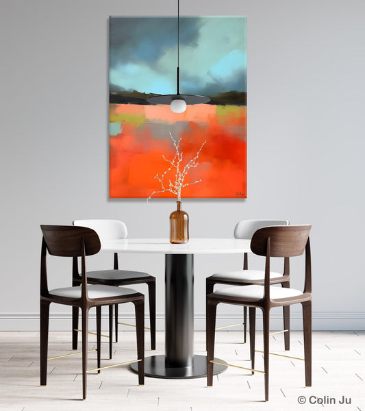 Original Canvas Artwork, Contemporary Acrylic Painting on Canvas, Large Wall Art Painting for Bedroom, Oversized Abstract Wall Art Paintings-Paintingforhome