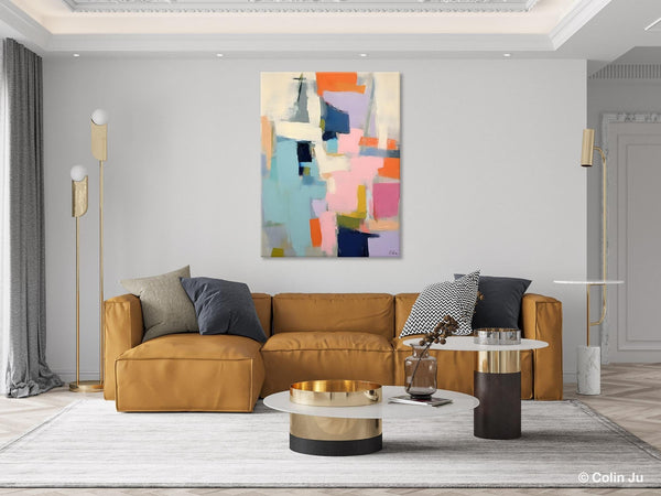 Large Wall Art Painting for Bedroom, Original Canvas Art, Contemporary Acrylic Painting on Canvas, Oversized Modern Abstract Wall Paintings-Paintingforhome