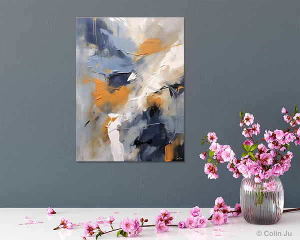 Contemporary Acrylic Paintings on Canvas, Large Wall Art Paintings for Bedroom, Oversized Abstract Wall Art Paintings, Original Abstract Art-Paintingforhome