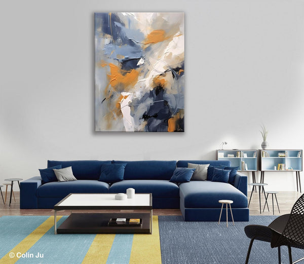 Contemporary Acrylic Paintings on Canvas, Large Wall Art Paintings for Bedroom, Oversized Abstract Wall Art Paintings, Original Abstract Art-Paintingforhome