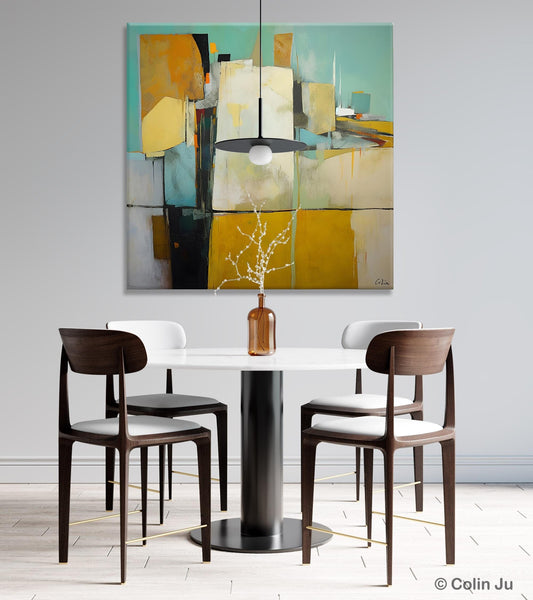Modern Canvas Paintings, Contemporary Canvas Art, Original Modern Wall Art, Modern Acrylic Artwork, Large Abstract Painting for Bedroom-Paintingforhome