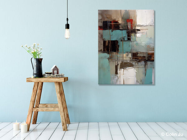 Original Canvas Art, Contemporary Acrylic Painting on Canvas, Large Wall Art Painting for Bedroom, Oversized Modern Abstract Wall Paintings-Paintingforhome