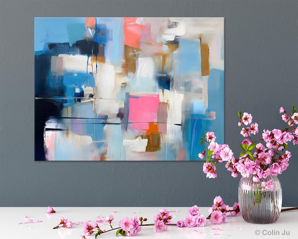 Large Wall Art Paintings, Simple Canvas Art, Contemporary Painting on Canvas, Original Canvas Wall Art for sale, Simple Abstract Paintings-Paintingforhome