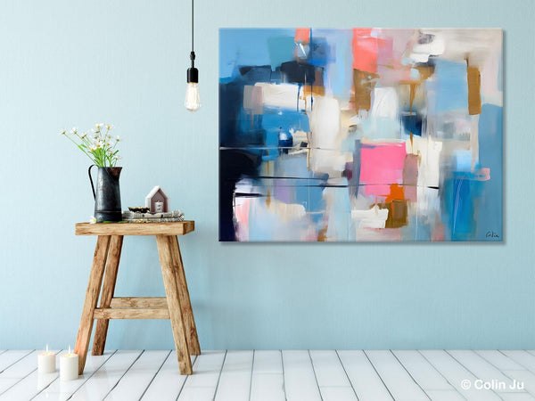 Large Wall Art Paintings, Simple Canvas Art, Contemporary Painting on Canvas, Original Canvas Wall Art for sale, Simple Abstract Paintings-Paintingforhome
