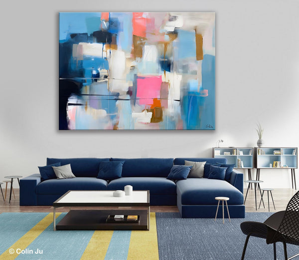 Large Wall Art Paintings, Simple Canvas Art, Contemporary Painting on Canvas, Original Canvas Wall Art for sale, Simple Abstract Paintings-Paintingforhome