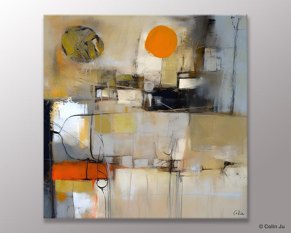 Large Abstract Art for Bedroom, Simple Modern Acrylic Art, Modern Original Abstract Art, Canvas Paintings for Sale, Contemporary Canvas Art-Paintingforhome