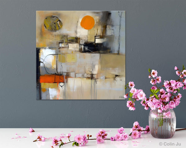 Large Abstract Art for Bedroom, Simple Modern Acrylic Art, Modern Original Abstract Art, Canvas Paintings for Sale, Contemporary Canvas Art-Paintingforhome