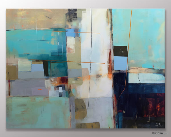 Hand Painted Original Canvas Wall Art, Large Canvas Art Painting for Bedroom, Huge Modern Abstract Paintings, Contemporary Acrylic Paintings-Paintingforhome