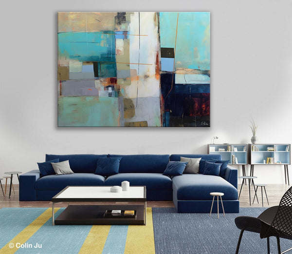 Hand Painted Original Canvas Wall Art, Large Canvas Art Painting for Bedroom, Huge Modern Abstract Paintings, Contemporary Acrylic Paintings-Paintingforhome