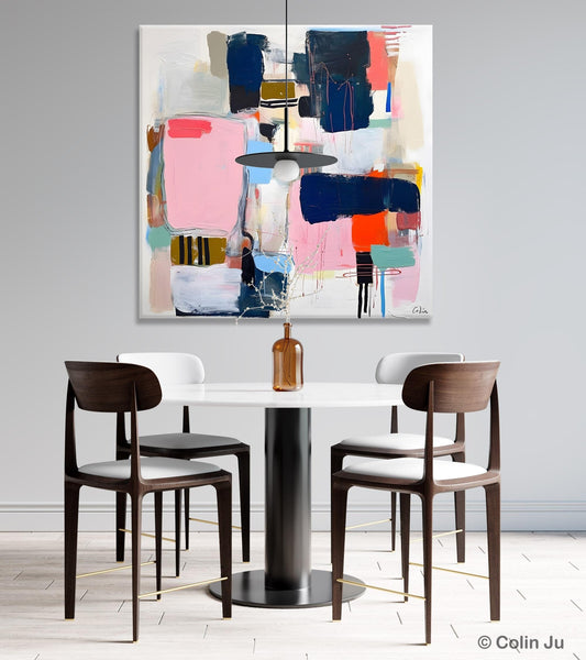 Modern Original Abstract Wall Art, Contemporary Canvas Art, Canvas Paintings, Large Abstract Art for Bedroom, Simple Modern Acrylic Artwork-Paintingforhome