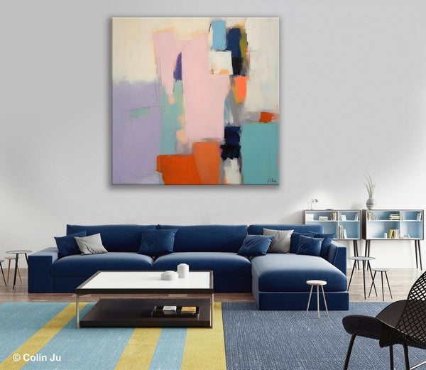 Modern Acrylic Paintings, Original Modern Paintings, Contemporary Canvas Art for Living Room, Extra Large Abstract Paintings on Canvas-Paintingforhome