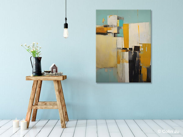 Oversized Abstract Wall Art Paintings, Original Modern Artwork, Large Wall Art Painting for Bedroom, Contemporary Acrylic Painting on Canvas-Paintingforhome