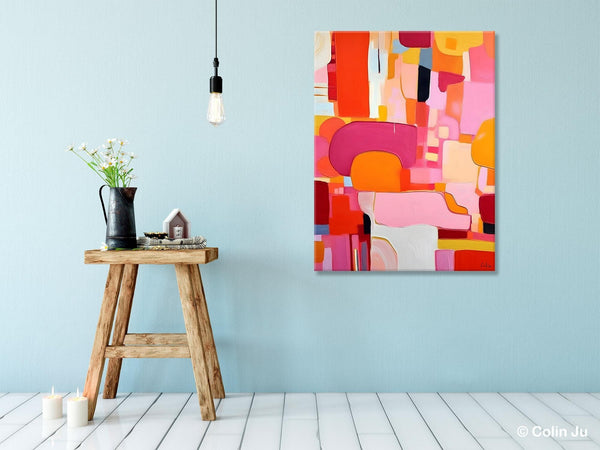 Large Modern Canvas Artwork, Original Wall Art Paintings, Large Paintings for Bedroom, Hand Painted Canvas Art, Acrylic Painting on Canvas-Paintingforhome