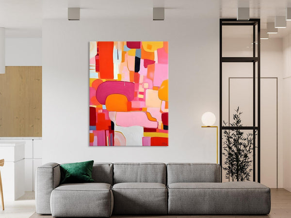 Large Modern Canvas Artwork, Original Wall Art Paintings, Large Paintings for Bedroom, Hand Painted Canvas Art, Acrylic Painting on Canvas-Paintingforhome