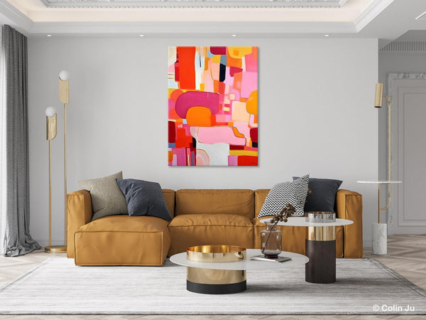 Large Modern Canvas Artwork, Original Wall Art Paintings, Large Paintings for Bedroom, Hand Painted Canvas Art, Acrylic Painting on Canvas-Paintingforhome
