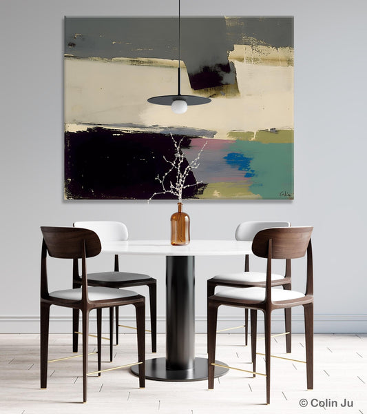 Abstract Landscape Paintings, Modern Wall Art for Living Room, Landscape Acrylic Paintings, Original Abstract Abstract Painting on Canvas-Paintingforhome