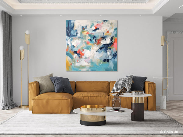 Modern Acrylic Art, Modern Original Abstract Art, Large Abstract Art for Bedroom, Simple Canvas Paintings for Sale, Contemporary Canvas Art-Paintingforhome