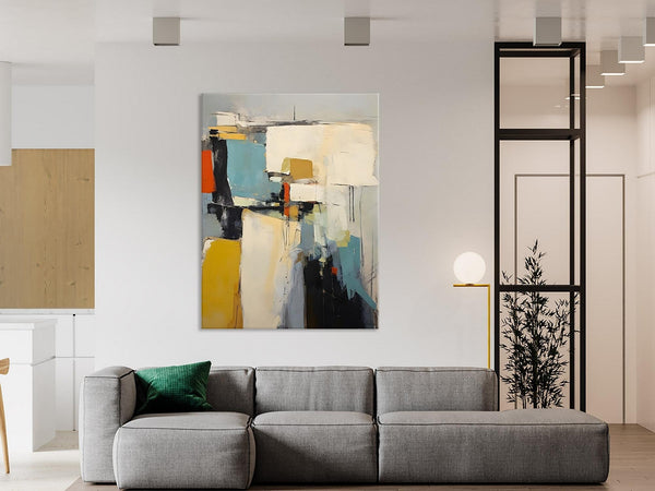 Large Modern Canvas Paintings, Heavy Texture Paintings, Large Original Wall Art Painting for Bedroom, Acrylic Paintings on Canvas-Paintingforhome